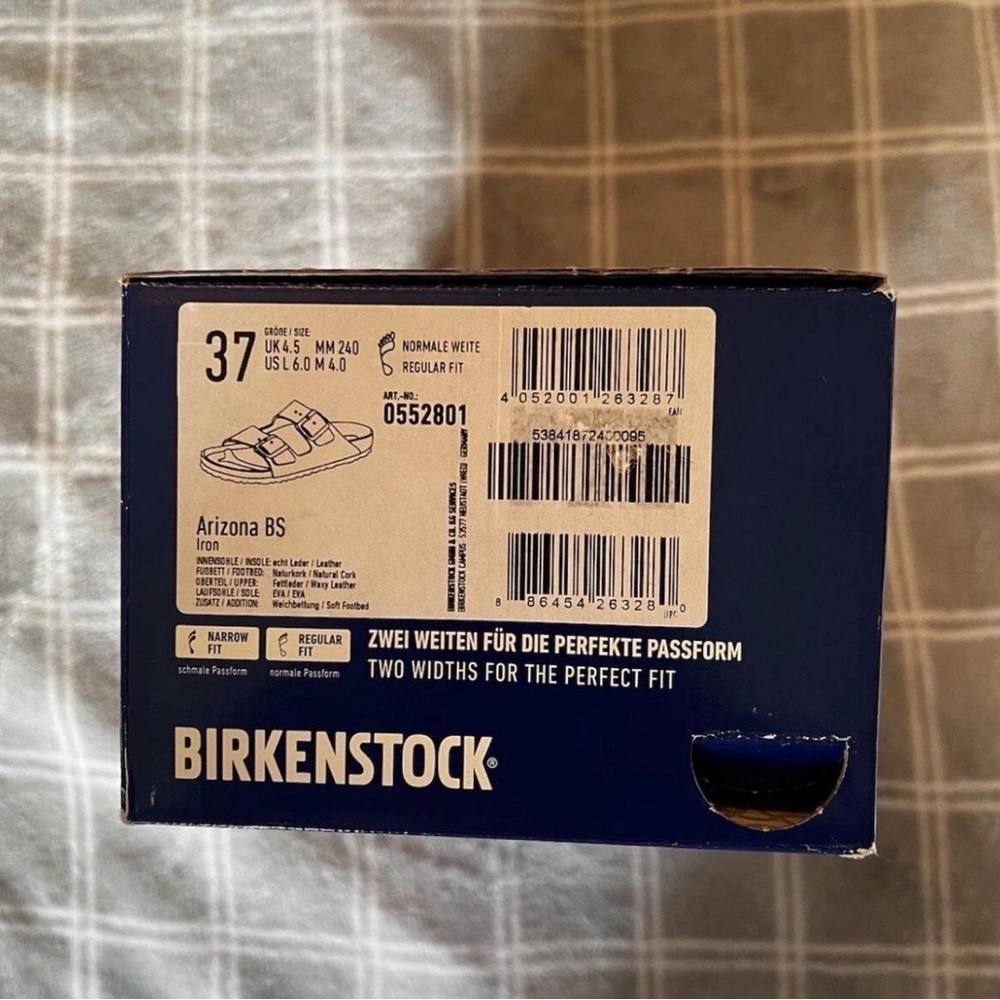 Arizona Iron women’s size 37 Birkenstocks used with box - Picture 5 of 6